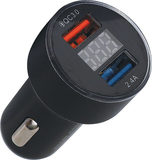 USB Charging 5.5A QC3.0 Dual USB Car Charger M8623C