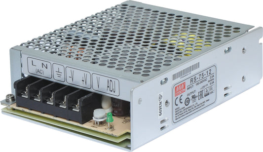 Enclosed AC/DC Supply RS-75-12 72W 12VDC Switchmode Power Supply M8736