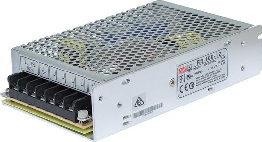 Enclosed AC/DC Supply RS-100-12 102W 12VDC Switchmode Power Supply M8738