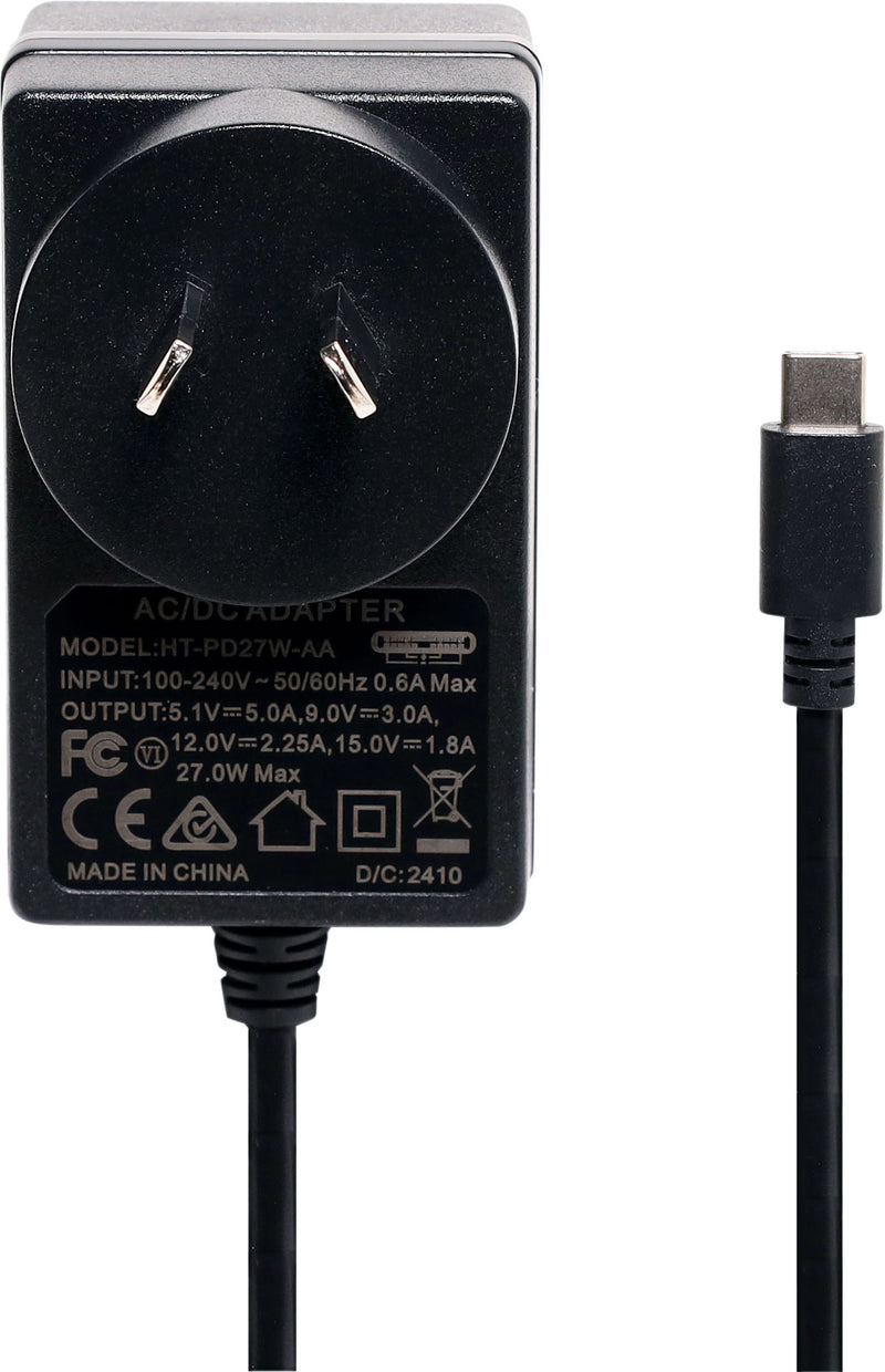 Mains Adaptor USB-C 27W 5A Device Power Supply M8822B