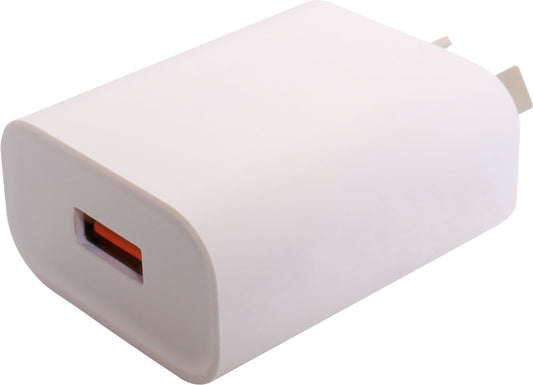 Mains Adaptor Single Output QC3.0 3A USB Wall Charger M8861D