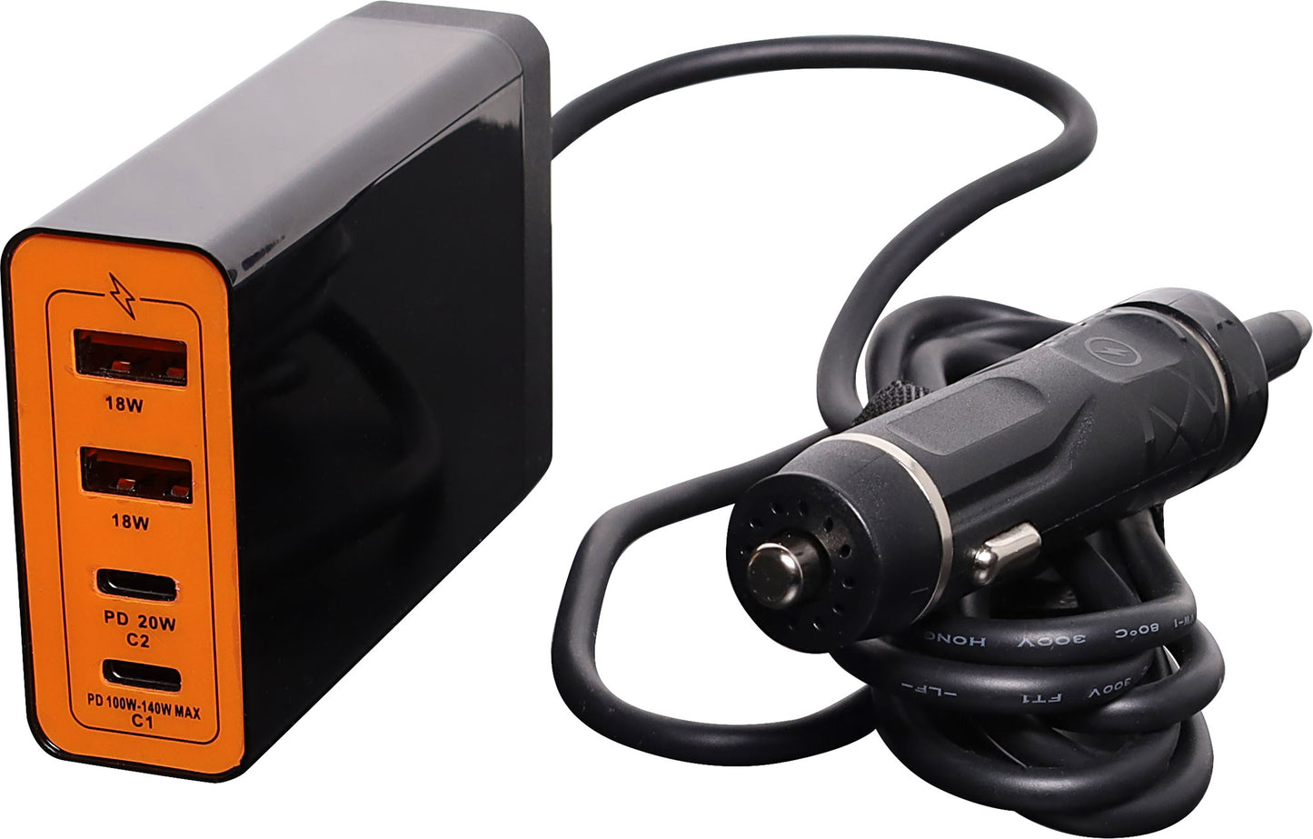 USB C 140W PD Car Adapter With 2m Cable M8867