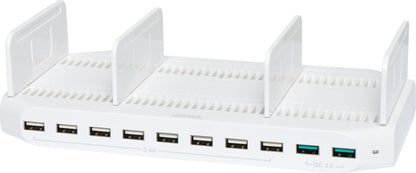 USB Charging 10 Port 19.2A High Current Desktop USB Charger M8882A