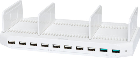 USB Charging 10 Port 19.2A High Current Desktop USB Charger M8882A