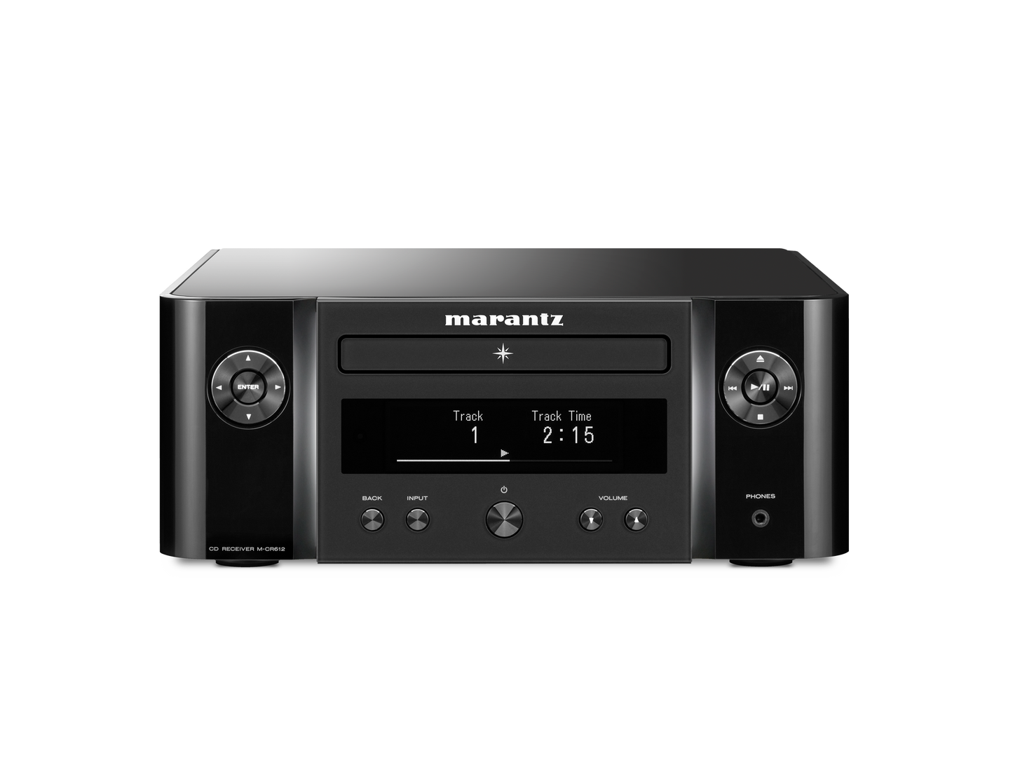 Marantz M-CR612 Compact Amp/CD Player/Streamer Black MCR612/AU1B