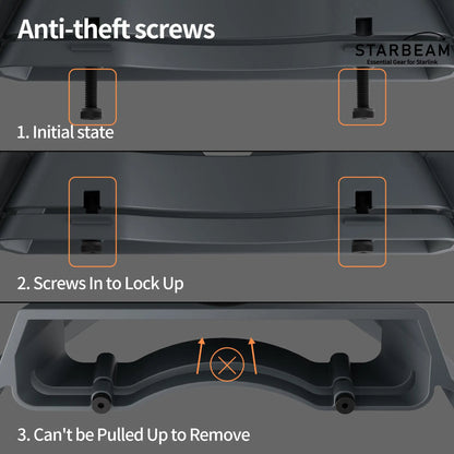 Starbeam Starlink Mini Mobility Anti-theft Kickstand Mount Aluminium SAT-SB-00103