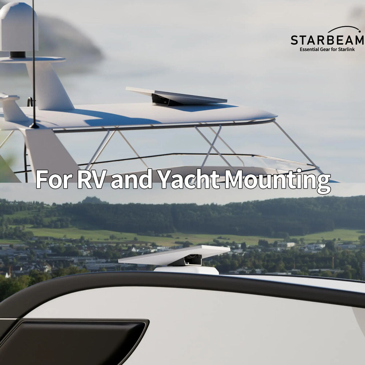 Starbeam Starlink Mini Mobility Anti-theft Kickstand Mount Aluminium SAT-SB-00103