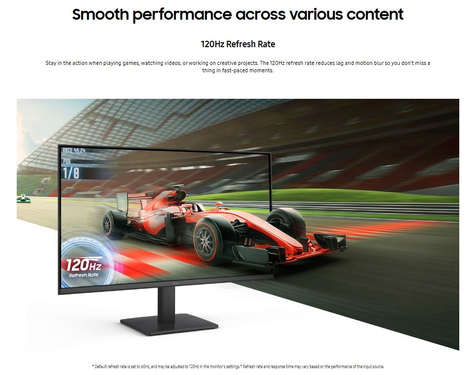 Samsung 27" FHD 1920x1080 Ips 16: 9 Tilt 2x HDMI MNS-LS27F320GAEXX