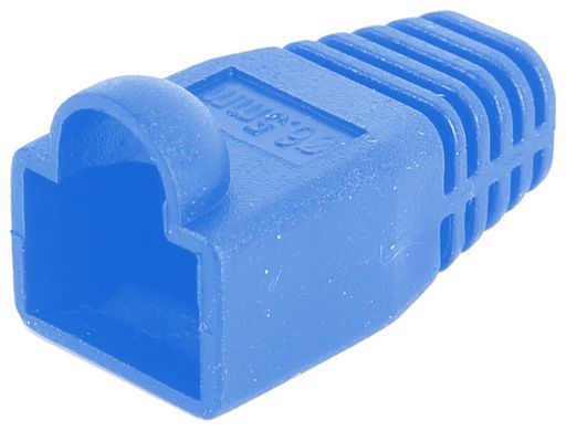 MOD8 / RJ45 Coloured Boots Blue MOD8BB