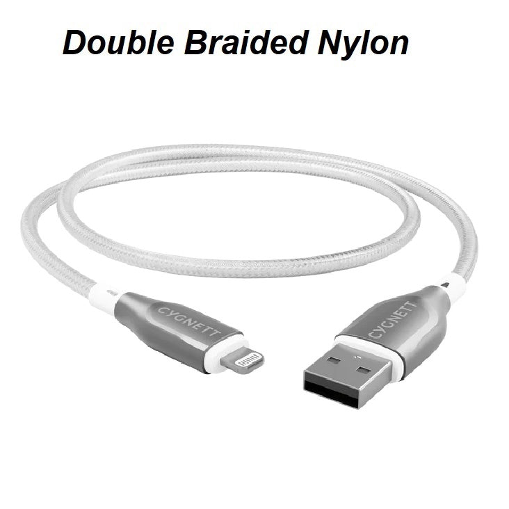 Cygnett Armoured Lightning To USB-A Cable 1m White CY4659PCCAL