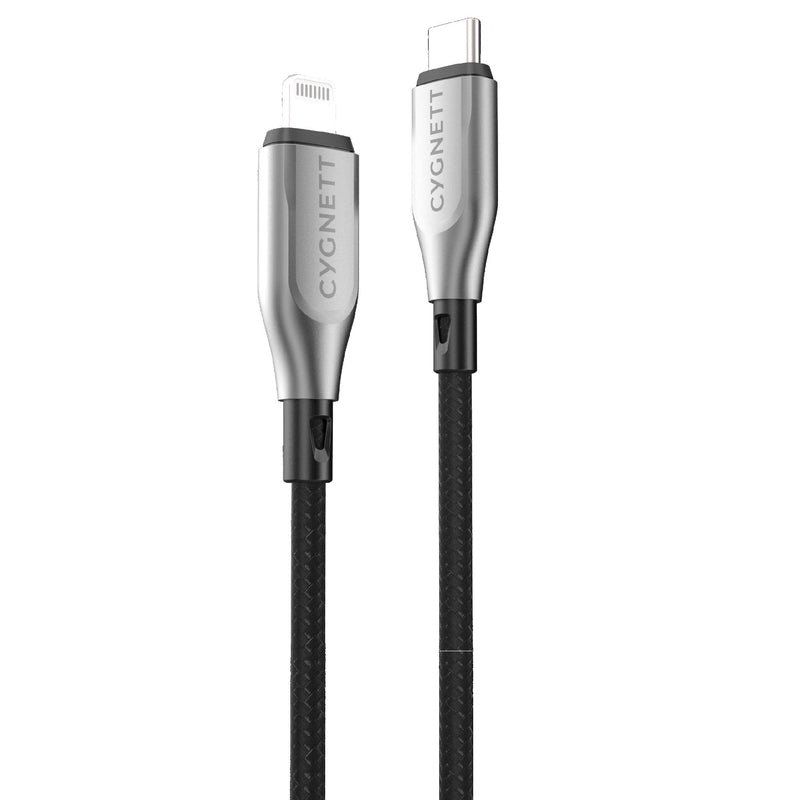 Cygnett Armoured Lightning To USB-C Cable 1m Black CY4667PCCCL