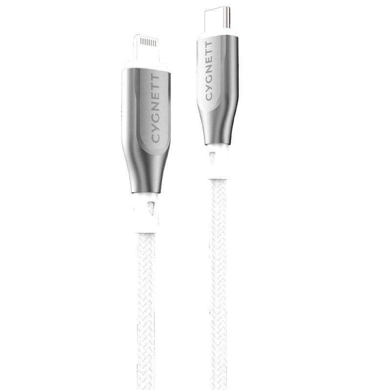 Cygnett Armoured Lightning To USB-C Cable 2m White CY4670PCCCL