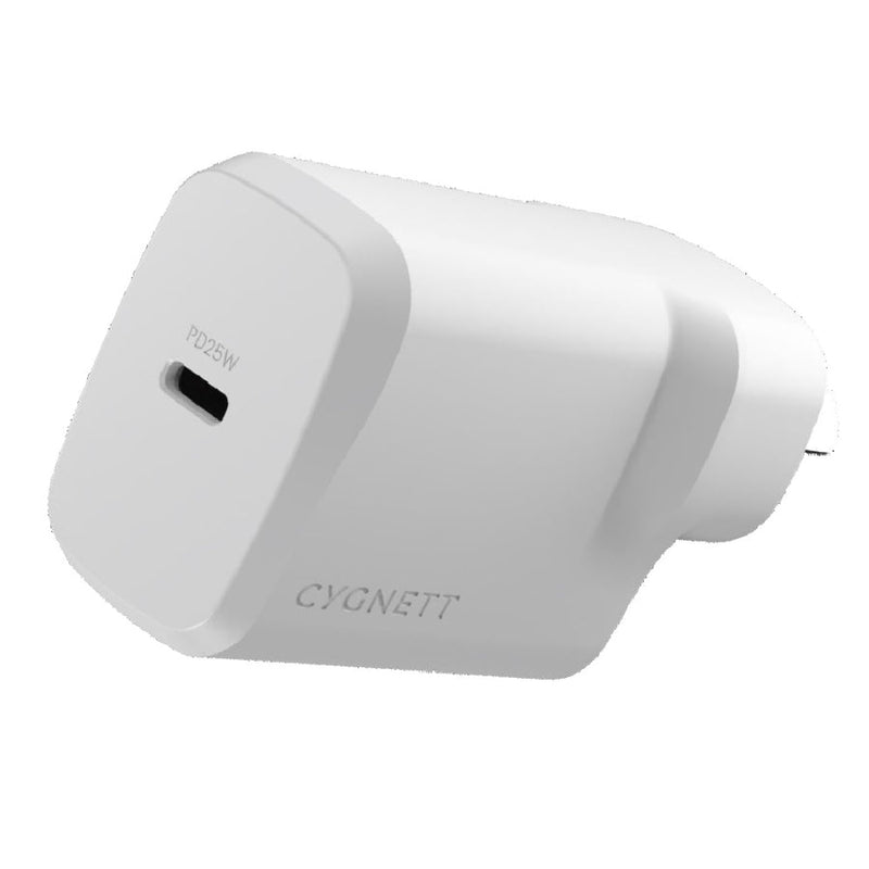 Cygnett USB-C 25w Wall Charger White CY4734PDWCH