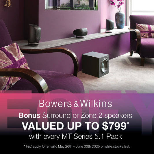 Bowers & Wilkins MT65 Home Theatre Speaker System MT-65BLK