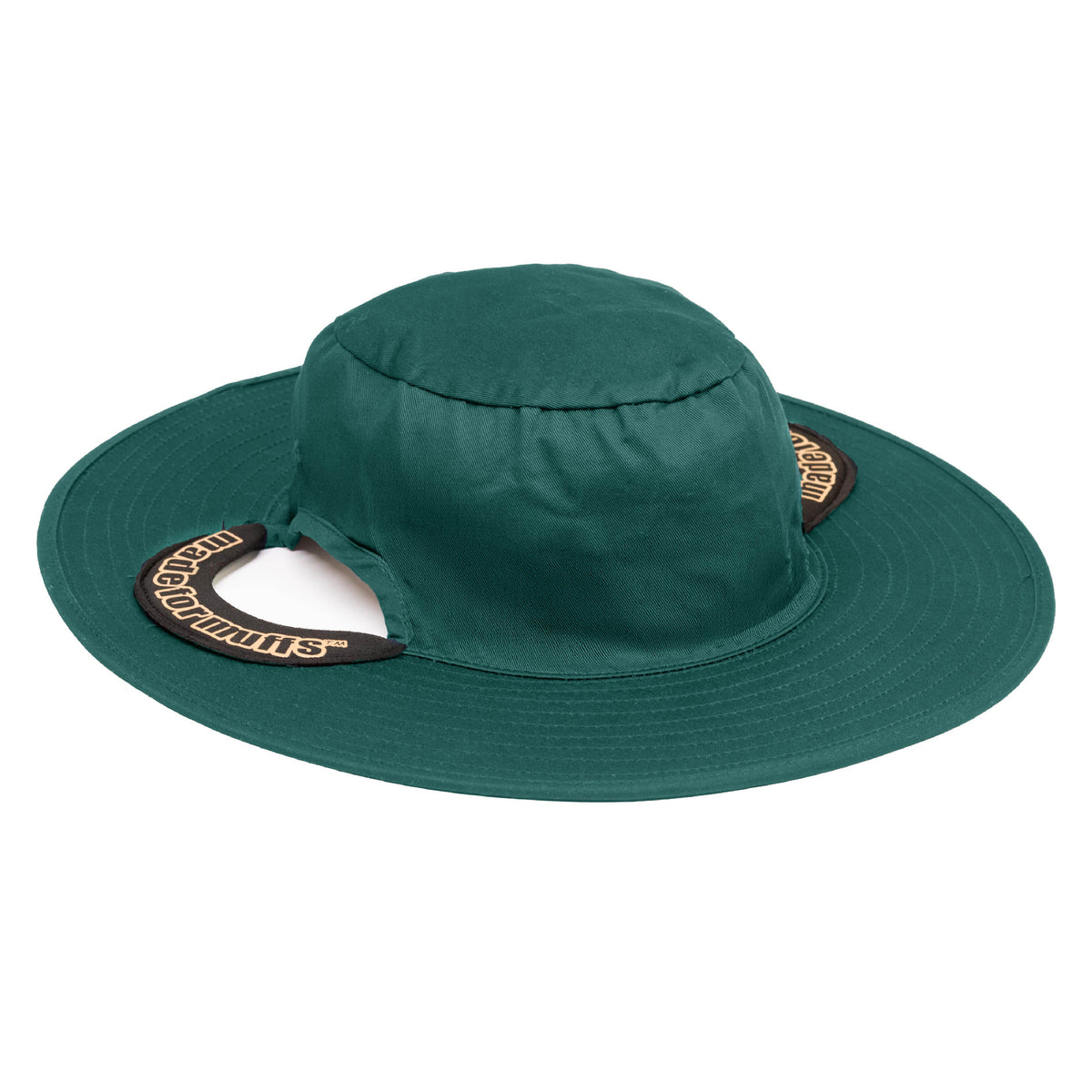 Made For Muffs Brim Hat Green Medium MFMGM