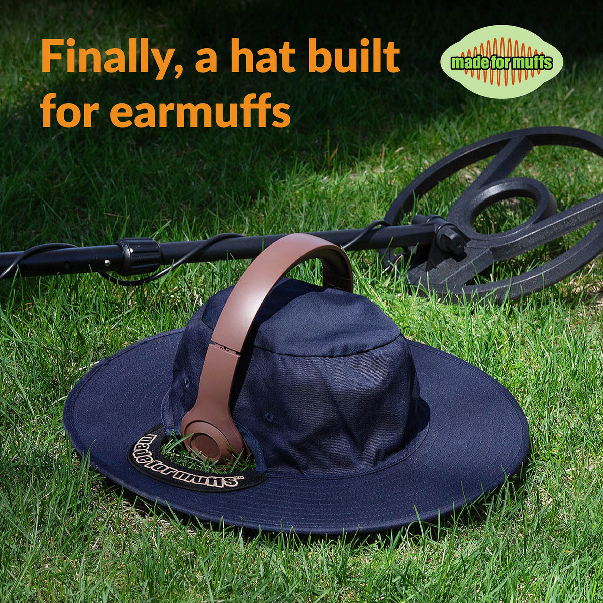 Made For Muffs Brim Hat Blue Large MFMBL