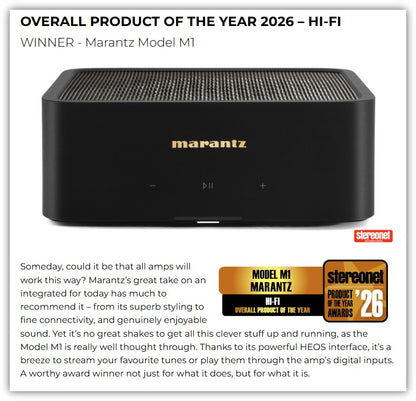 Marantz MODEL M1 Compact Wireless Streaming Amplifier MODELM1/AU1B