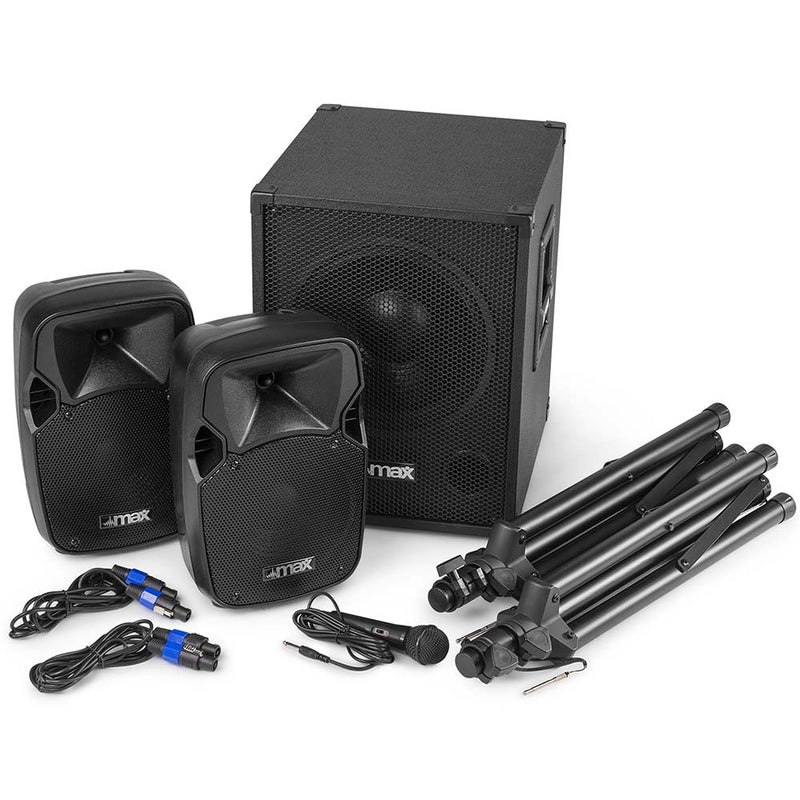 Max Mx700 2.1 Active Loudspeaker System 12" Subwoofer MX700