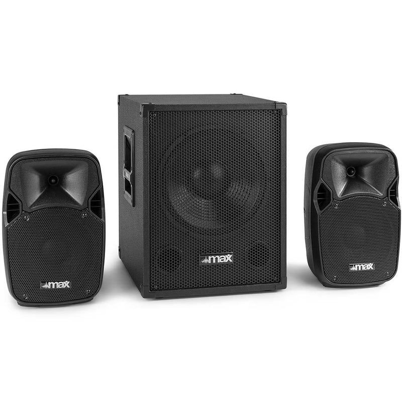 Max Mx700 2.1 Active Loudspeaker System 12" Subwoofer MX700