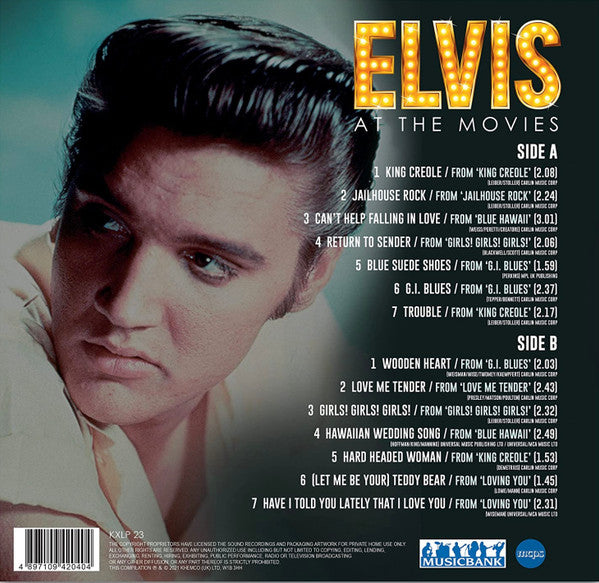 Lp 12In Elvis At The Movies KXLP23
