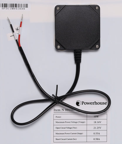 PV Solar Panel 10w 12V Monocrystalline N0010H