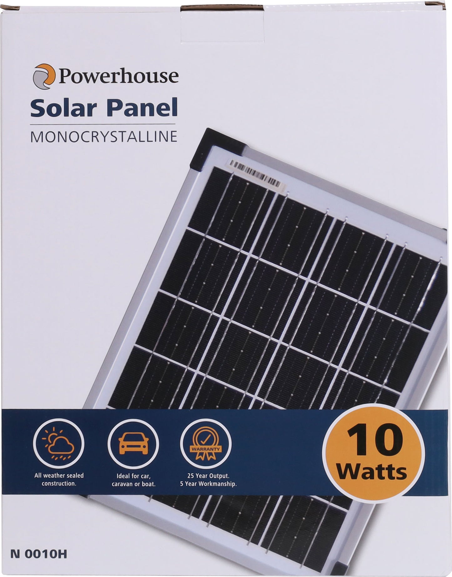 PV Solar Panel 10w 12V Monocrystalline N0010H