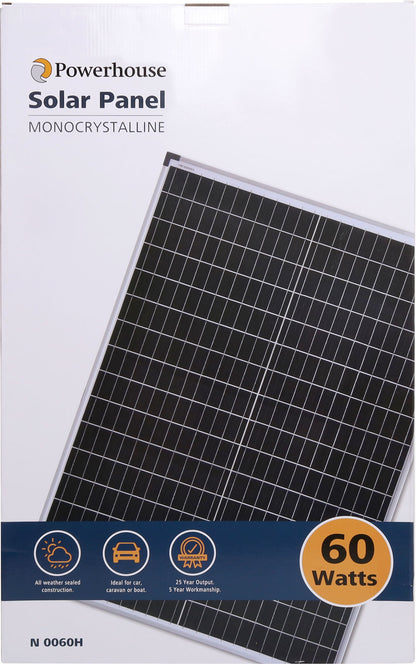 PV Solar Panel 60w 12v Monocrystalline N0060H