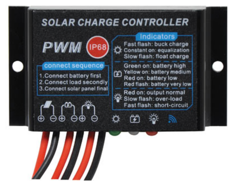 Solar Charge Controller PWM Waterproof 12V 20A 240W N2009