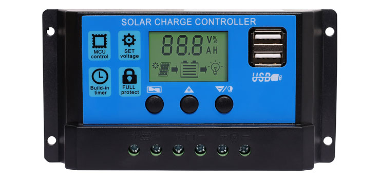 Solar Charge Controller Solar Charge Controller With USB 12/24V 30A PWM  N2019C