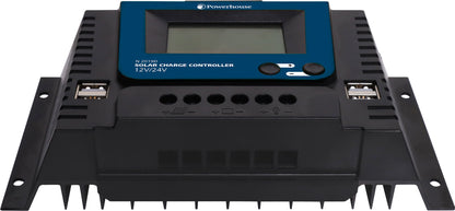 Solar Charge Controller With USB 12/24V 30A PWM N2019D