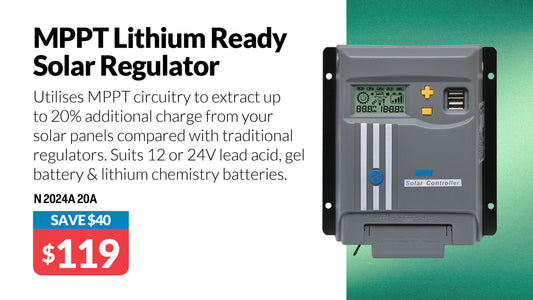 Solar Charge Controller 12/24V MPPT 20A N2024A