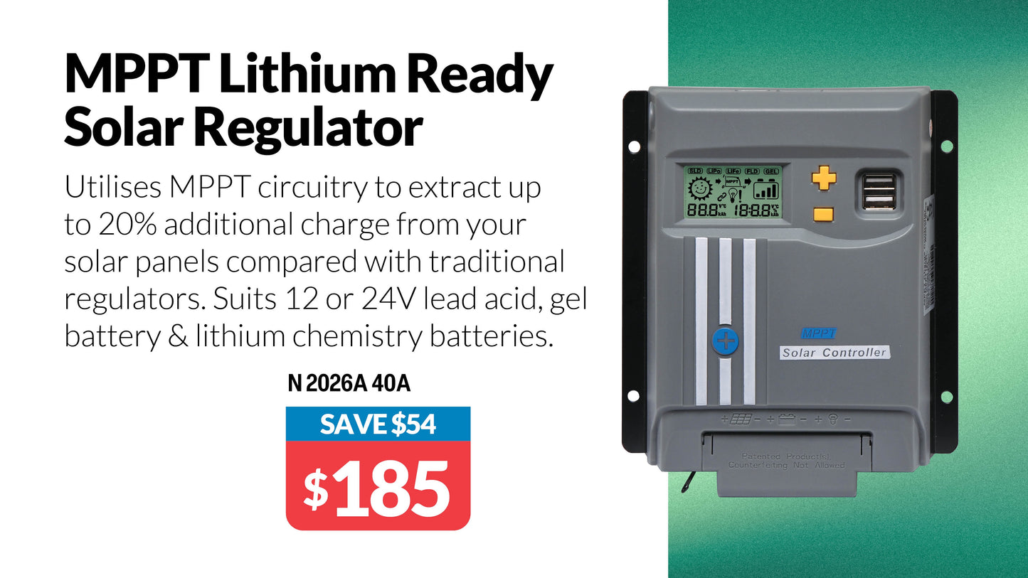Solar Charge Controller 12/24V MPPT 40A  N2026A