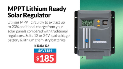 Solar Charge Controller 12/24V MPPT 40A  N2026A