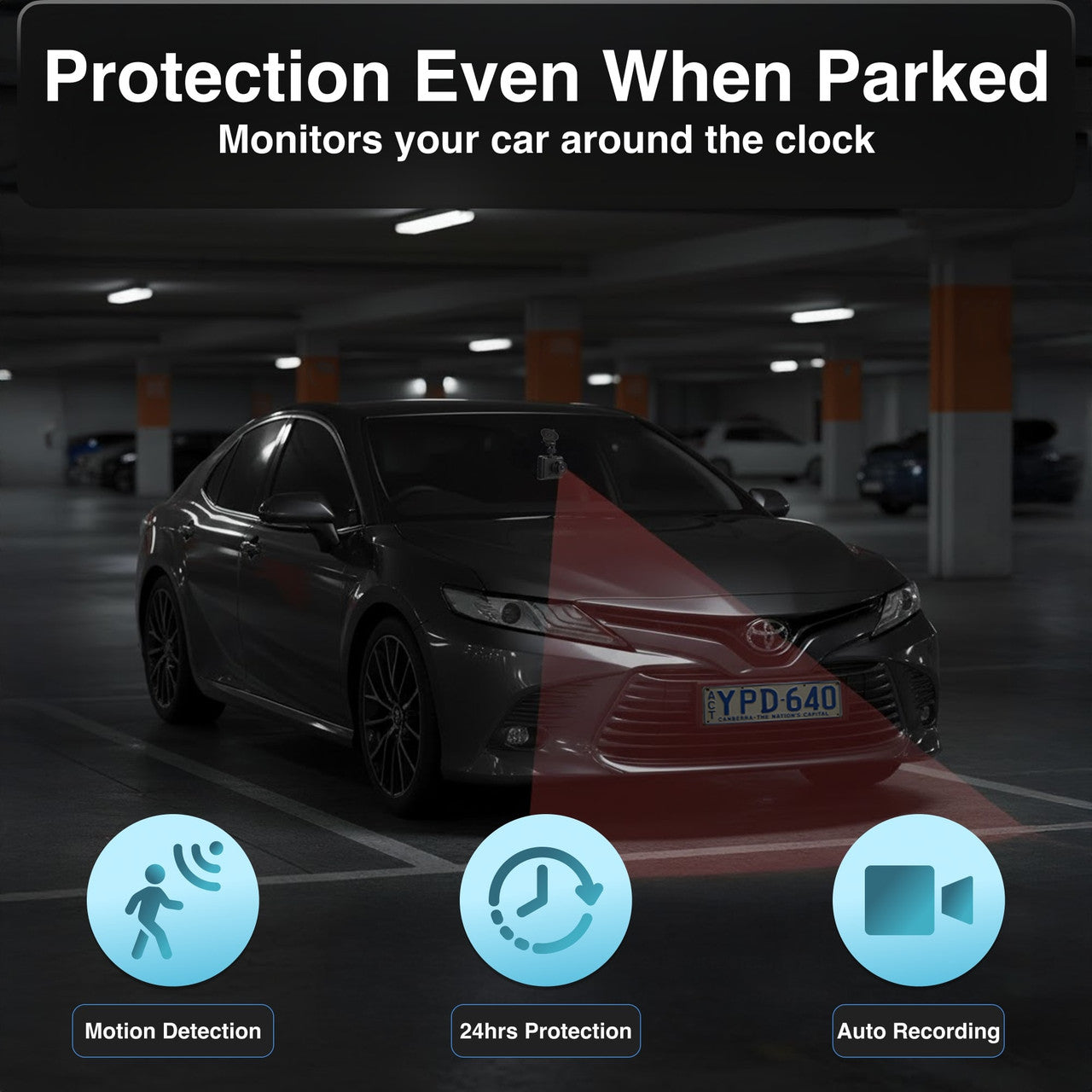 Laser Dash Cam FHD 2.5in NAVC-FH25-748