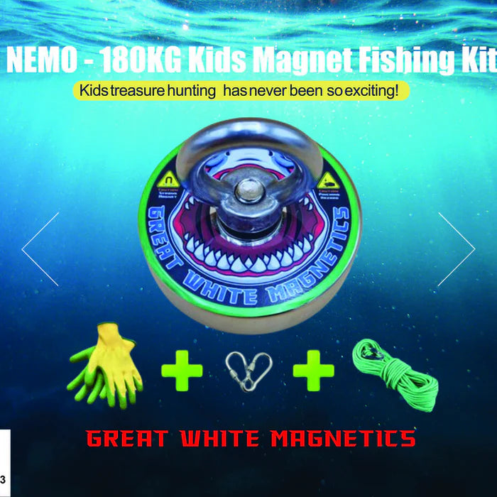 Magnet Fishing Kit - 180KG Kids - NEMO GWNEMO01