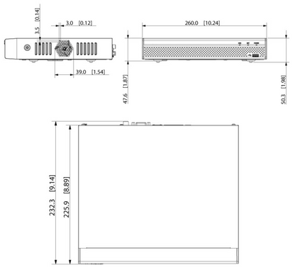 NVR 4CH PoE HDMI 1x Sata Bay NVR4COM3