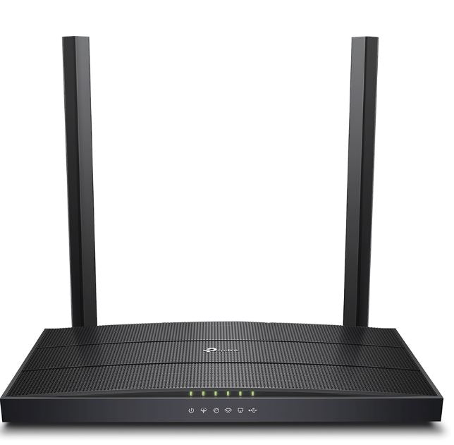 TP-Link Archer VR400 AC1200 Wireless VDSL/ADSL Modem Router 1.2Gbps 867Mbps @ 5GHz 300Mbps @ 2.4GHz 3xLAN 1xWAN 1xUSB 1xRJ11 Carton QTY 10 NWTL-ARCHERVR400