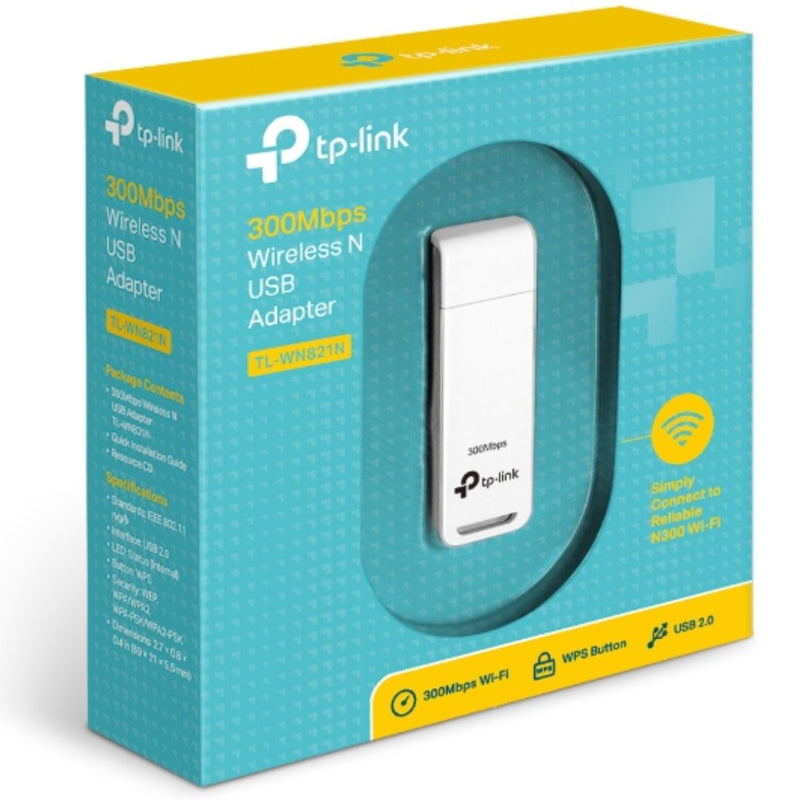 TP-LINK 300Mbps Wireless N USB Adapter NWTL-WN821N