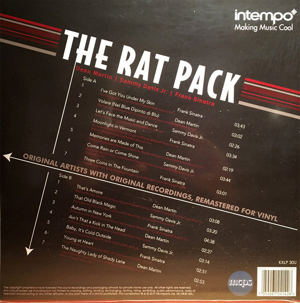 LP 12In The Rat Pack, Frank Sinatra, Dean Martin, Sammy Davis Jr. KXLP30