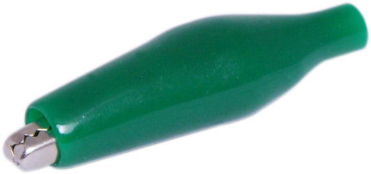 DC Power Connectors Crocodile Clip 65mm Green P0113