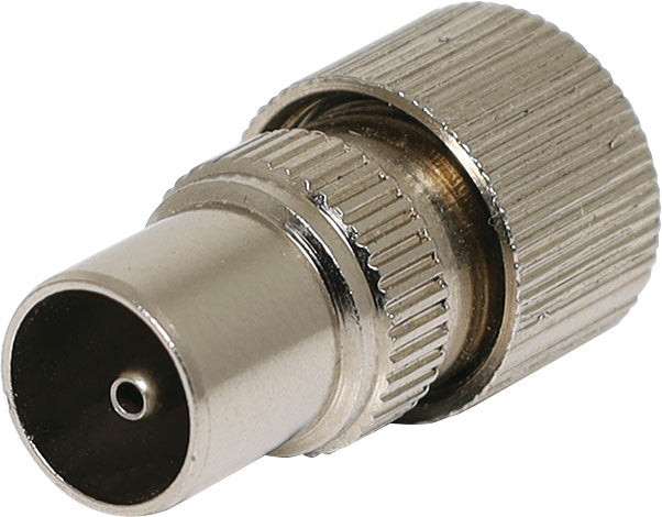 RF Connector Screw On RG6 Metal Male Plug PAL 75 Ohm  P0226B