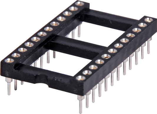 DIL Machined Pin IC Socket 24 Pin (0.6") P0540