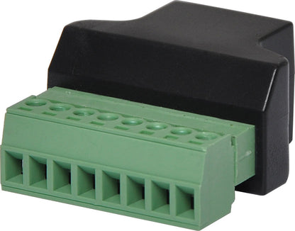 Modular RJ Connector RJ45 Socket to Screw Terminals P0597