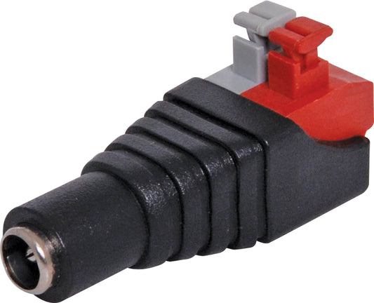 DC Power Line Socket Spring Terminal 2.1mm P0611