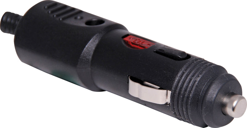 Car Accessory Plug 12VDC Fused LED Male Line P0663