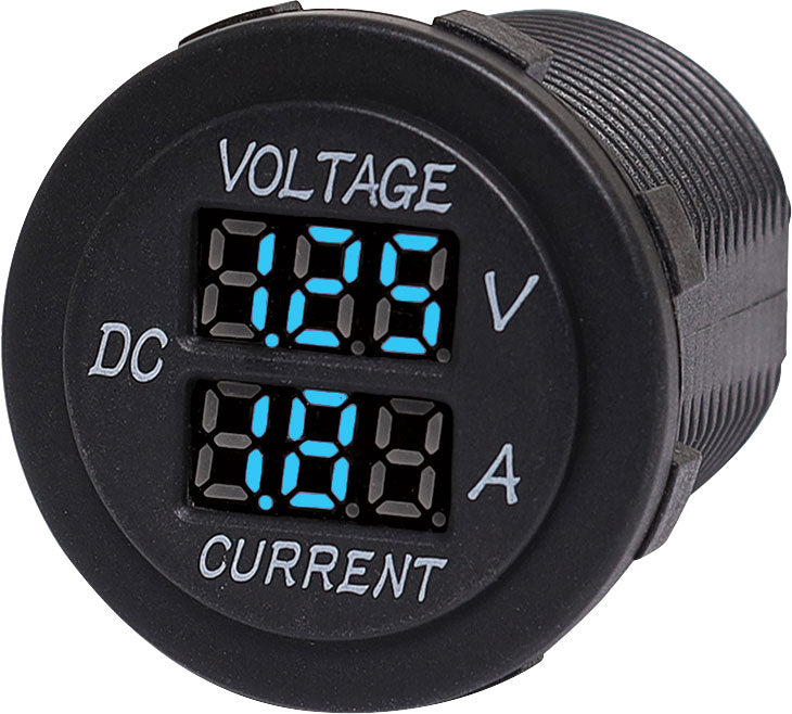 Battery Monitoring Panel Mount Voltage and Current Meter P0671A