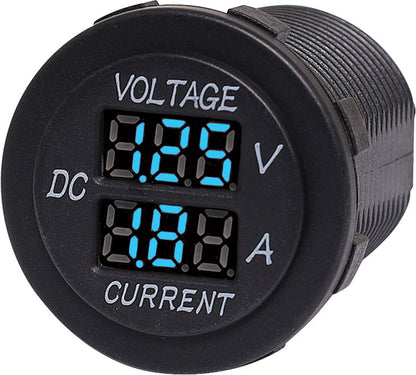 Battery Monitoring Panel Mount Voltage and Current Meter P0671A
