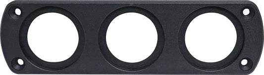 DC Power Connectors Triple Flush Panel Mount For Car Accessory Sockets P0684