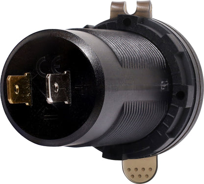 Voltmeter Panel Mount 12v 58w Dual Pd - Qc3.0 USB P0696B