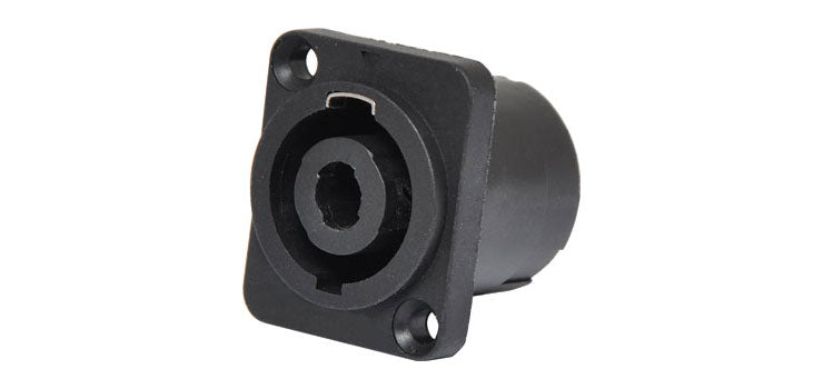 Speaker Connector Socket Rect. Chassis Mount  P0793A